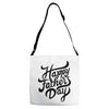 happy fathers day Adjustable Strap Totes