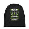 Never Underestimate The Strength Of A Lymphoma Cancer Warrior Baby Beanies