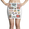 vintage electronic retro technology Mini Skirts