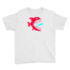 monster fish eats diver Youth Tee