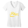 pika cola Women's V-Neck T-Shirt