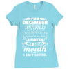 I Am A December Women Ladies Fitted T-Shirt