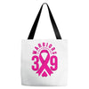 end breast cancer   39 warriors Tote Bags