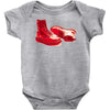 red skinhead bovver boots ideal birthday gift or present Baby Bodysuit