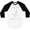 jesus drives me 3/4 Sleeve Shirt