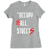 occupy all streets as seen on jay Ladies Fitted T-Shirt