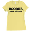 boobies make me smile Ladies Fitted T-Shirt