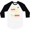 mans best friend 3/4 Sleeve Shirt