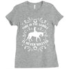 time in the saddle is never wasted Ladies Fitted T-Shirt