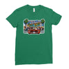 mens retro game out run, ideal gift or birthday present. Ladies Fitted T-Shirt