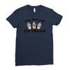 will run for ice cream Ladies Fitted T-Shirt