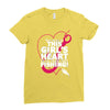 this girls heart Ladies Fitted T-Shirt