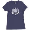Old West Bachelor Party - Groom's Crew Version Ladies Fitted T-Shirt