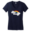yes homo Women's V-Neck T-Shirt