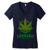 cannabis for medical use only Women's V-Neck T-Shirt