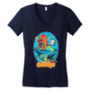 the little cthulhu Women's V-Neck T-Shirt