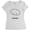 woetato Women's Triblend Scoop T-shirt