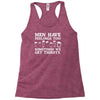 men have feelings ... thirsty Racerback Tank