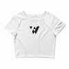 w clam Crop Top