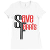 save ferrıs Ladies Fitted T-Shirt