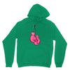 boxing gloves breast cancer Unisex Hoodie