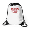 friends don't lie 1 Drawstring Bags