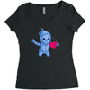 neverheart Women's Triblend Scoop T-shirt