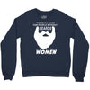 people without beard Crewneck Sweatshirt