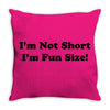 im not short funny t shirt humor nerd geek tee s 3xl Throw Pillow