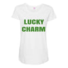 lucky charm Maternity Scoop Neck T-shirt