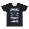 Never Underestimate The Strength Of A Colon Cancer Warrior All Over Men's T-shirt