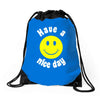 have a nice day Drawstring Bags