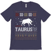 santa taurus christmas ugly t shirts T-Shirt