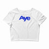 vote aye for scotland scottish yes independence Crop Top