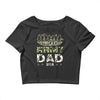 proud army dad 5 Crop Top