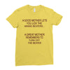 goog mom great mom Ladies Fitted T-Shirt