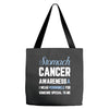 stomach cancer awaneress i wear periwinkle for someone special to me Tote Bags