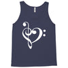 music heart rock baseball Tank Top