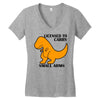 licensed to carry small arms Women's V-Neck T-Shirt