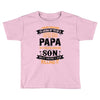 Super Cool Papa Of A Freaking Awesome Son Toddler T-shirt