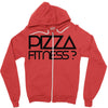 pizza fitness Zipper Hoodie