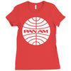 pan am Ladies Fitted T-Shirt