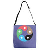 yin yang Adjustable Strap Totes