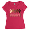 nevertheless she persists Women's Triblend Scoop T-shirt