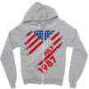 legends are born in 1987 hoodie 6 Zipper Hoodie