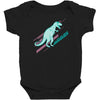 ask me about dinosaurs Baby Bodysuit