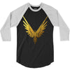 the fly bird   maverick jake paul   gold 3/4 Sleeve Shirt