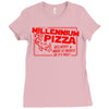 millennium pizza Ladies Fitted T-Shirt