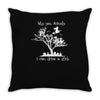 i can drive a stick Throw Pillow
