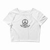 Peace (a246) Crop Top